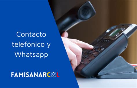 famisanar en lnea citas whatsapp|Conoce nuestros canales virtuales ¡Fácil y rápido!